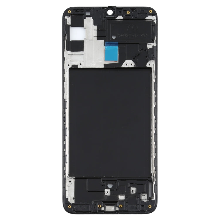 Pour Samsung Galaxy A70, boîtier avant, cadre LCD, plaque de lunette