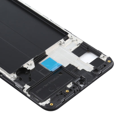 Pour Samsung Galaxy A70, boîtier avant, cadre LCD, plaque de lunette