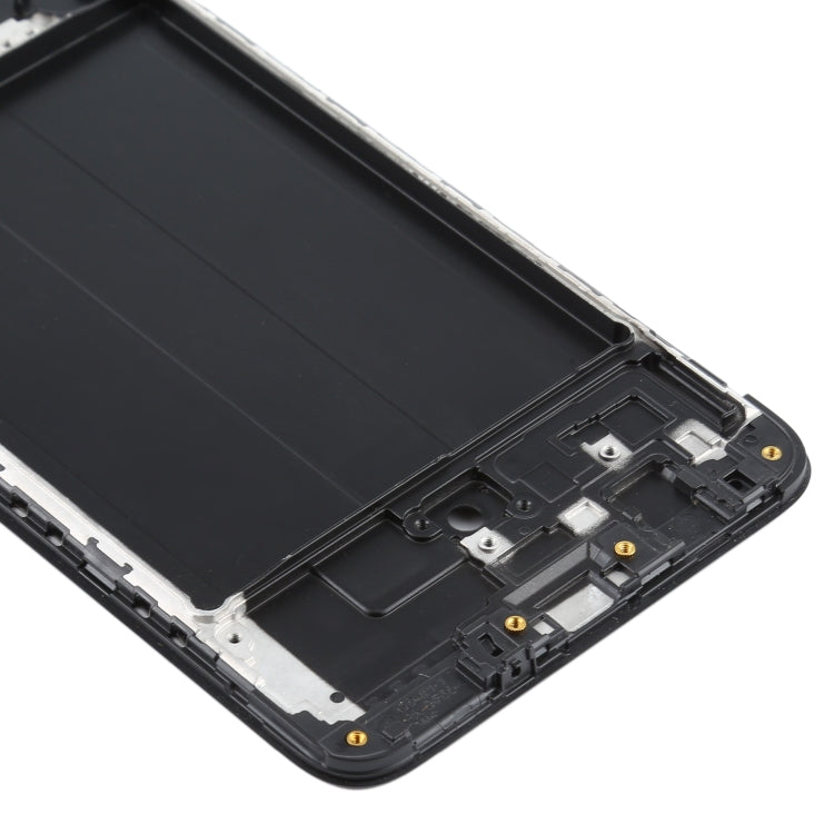 Pour Samsung Galaxy A70, boîtier avant, cadre LCD, plaque de lunette