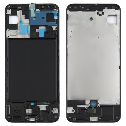 Pour Samsung Galaxy A50, boîtier avant, cadre LCD, plaque de lunette