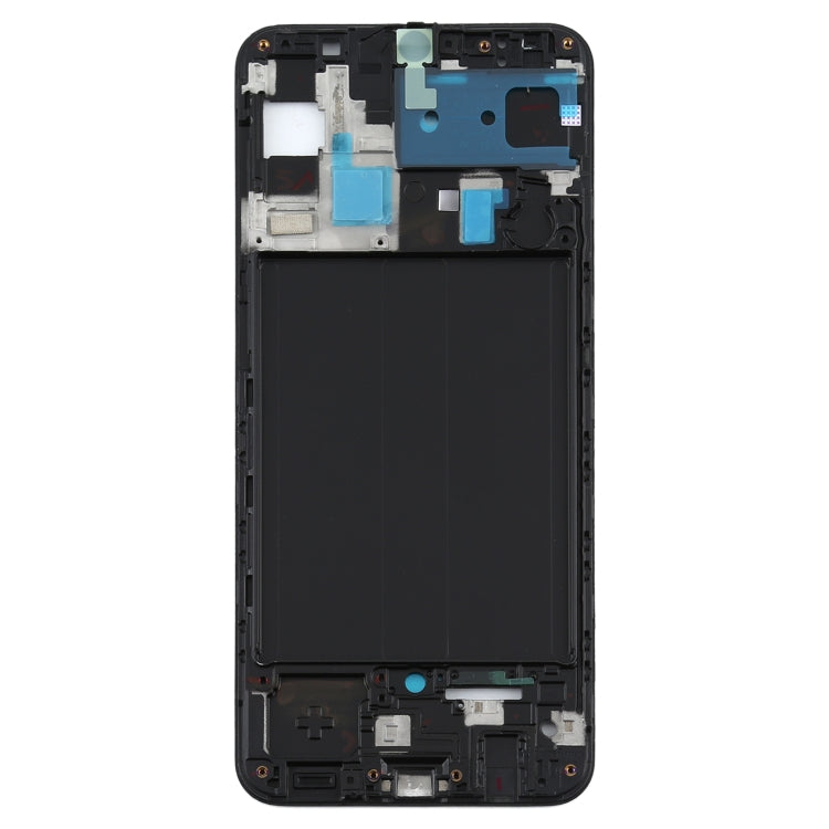 Pour Samsung Galaxy A50, boîtier avant, cadre LCD, plaque de lunette