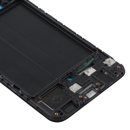 Pour Samsung Galaxy A50, boîtier avant, cadre LCD, plaque de lunette
