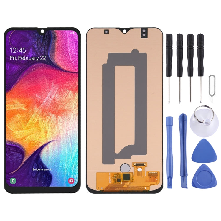 Écran LCD matériel OLED et assemblage complet de numériseur pour Samsung Galaxy A50 SM-A505