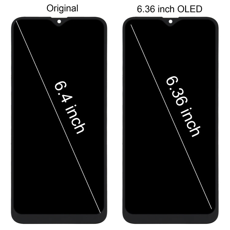 Écran LCD matériel OLED et assemblage complet de numériseur pour Samsung Galaxy A20 SM-A205