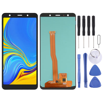 Écran LCD matériel OLED et assemblage complet de numériseur pour Samsung Galaxy A7 (2018) SM-A750