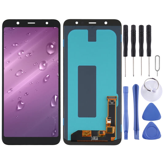 Écran LCD matériel OLED et assemblage complet de numériseur pour Samsung Galaxy J8 Plus SM-J805