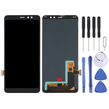 Écran LCD matériel OLED et assemblage complet de numériseur pour Samsung Galaxy A8 + (2018) SM-A730, For Samsung Galaxy A8+ (2018) (OLED Material)