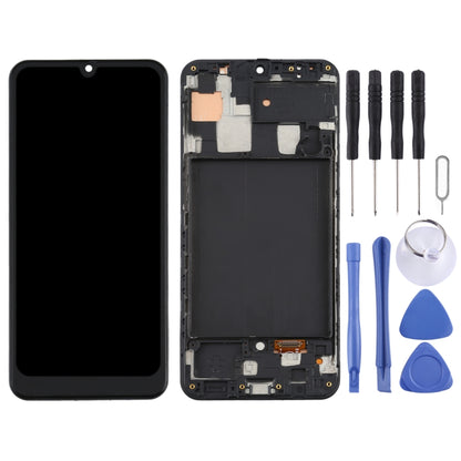 Écran LCD matériel TFT et assemblage complet de numériseur avec cadre pour Samsung Galaxy A50s