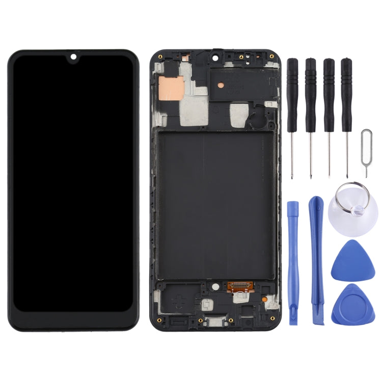 Écran LCD matériel TFT et numériseur complet avec cadre pour Samsung Galaxy A50 (édition américaine) SM-A505U