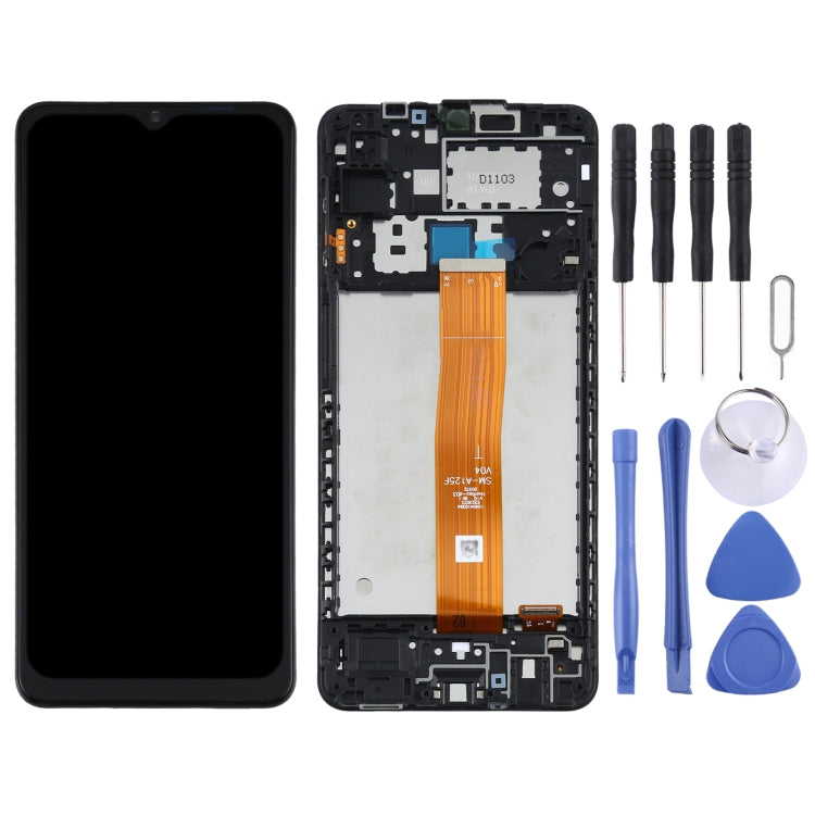Écran LCD d'origine et numériseur complet avec cadre pour Samsung Galaxy A12 4G SM-A125F