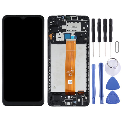 Écran LCD d'origine et numériseur complet avec cadre pour Samsung Galaxy A12 4G SM-A125F