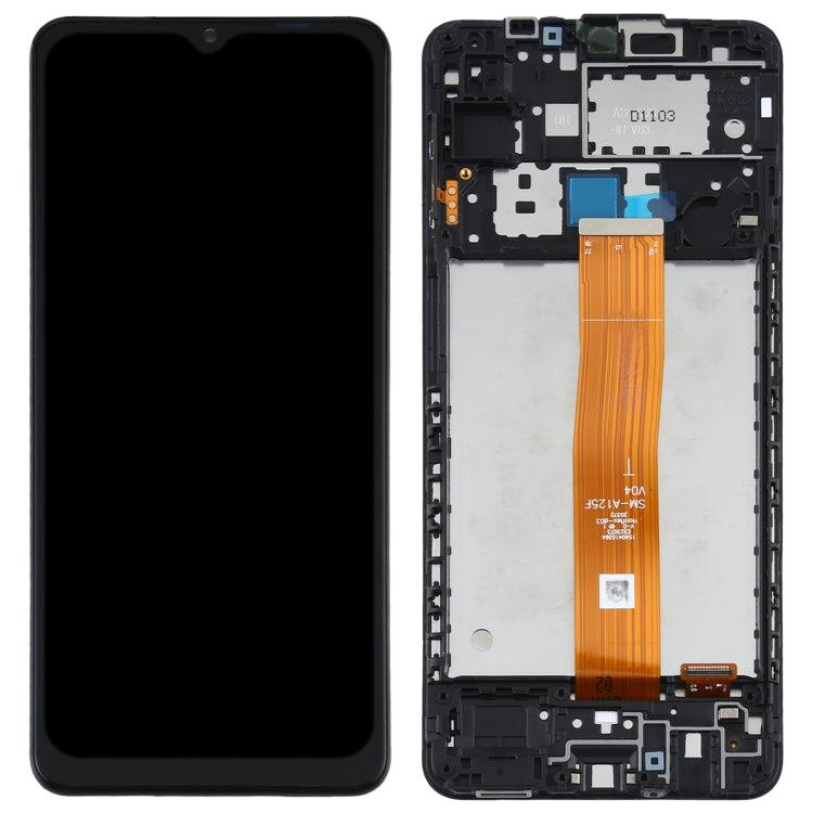 Écran LCD d'origine et numériseur complet avec cadre pour Samsung Galaxy A12 4G SM-A125F