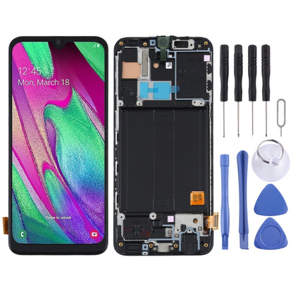 Écran LCD matériel TFT et numériseur complet avec cadre pour Samsung Galaxy A40 SM-A405F