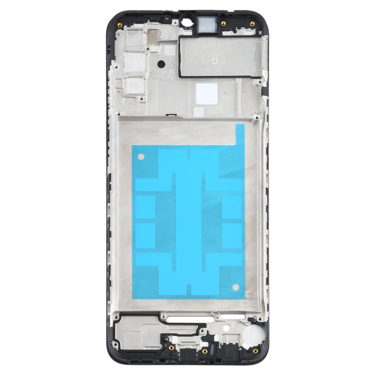 Pour Samsung Galaxy A02S SM-A025 (Version GB), boîtier avant, cadre LCD, plaque de lunette