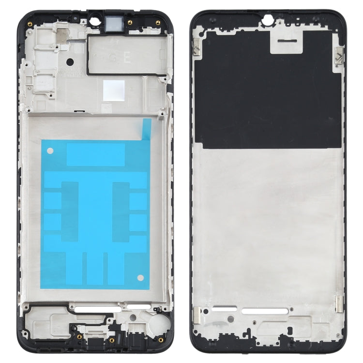 Pour Samsung Galaxy A02S SM-A025 (Version GE), boîtier avant, cadre LCD, plaque de lunette
