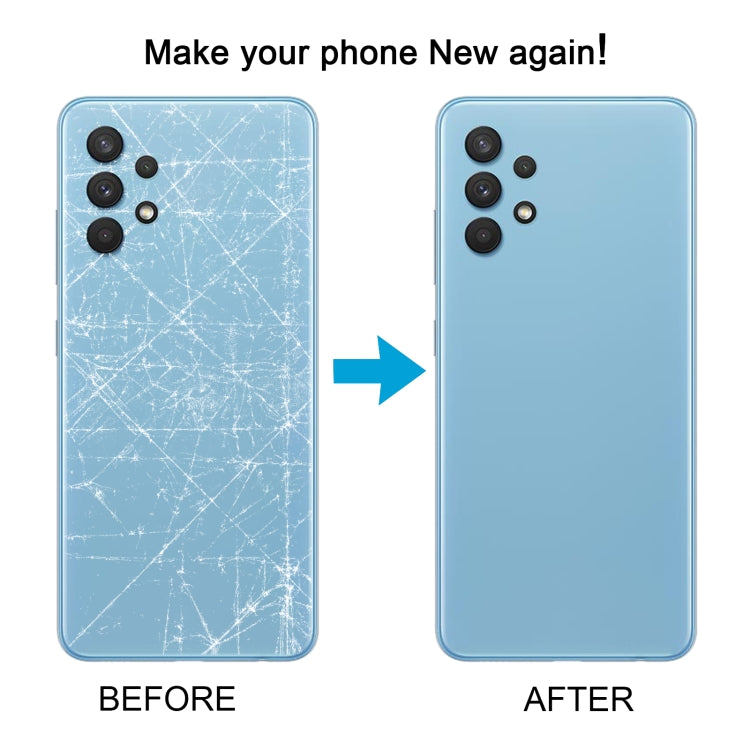 Coque arrière de batterie pour Samsung Galaxy A32 4G, avec couvercle d'objectif d'appareil photo