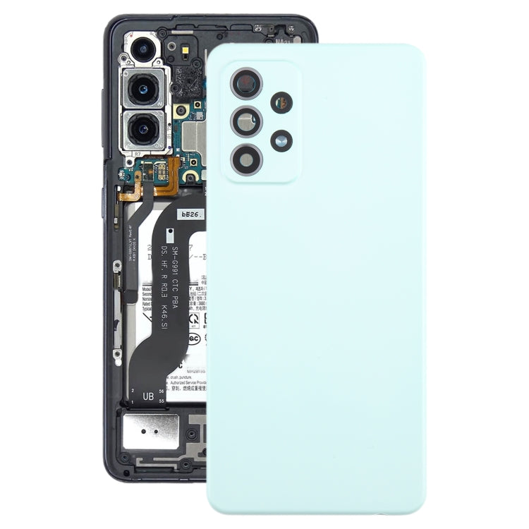 Couvercle arrière de batterie pour Samsung Galaxy A52 5G/4G, avec couvercle d'objectif d'appareil photo