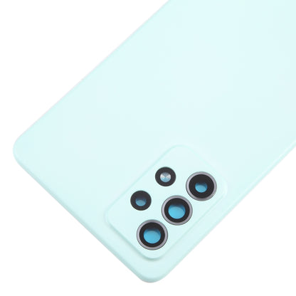 Couvercle arrière de batterie pour Samsung Galaxy A52 5G/4G, avec couvercle d'objectif d'appareil photo