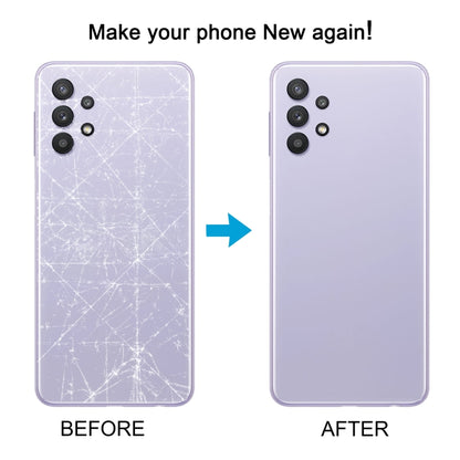 Coque arrière de batterie pour Samsung Galaxy A32 5G, avec couvercle d'objectif d'appareil photo