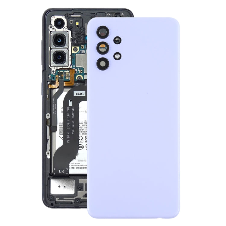 Coque arrière de batterie pour Samsung Galaxy A32 5G, avec couvercle d'objectif d'appareil photo