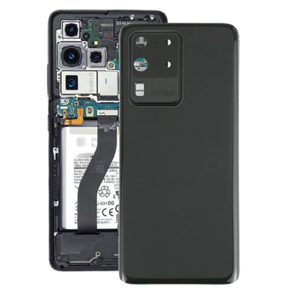 Coque arrière de batterie pour Samsung Galaxy S20 Ultra, avec couvercle d'objectif d'appareil photo