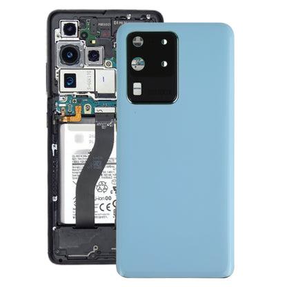 Coque arrière de batterie pour Samsung Galaxy S20 Ultra, avec couvercle d'objectif d'appareil photo