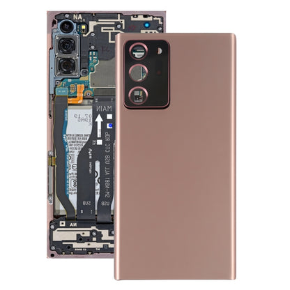 Coque arrière de batterie pour Samsung Galaxy Note20 Ultra, avec couvercle d'objectif d'appareil photo