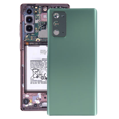 Coque arrière de batterie pour Samsung Galaxy Note20, avec couvercle d'objectif d'appareil photo
