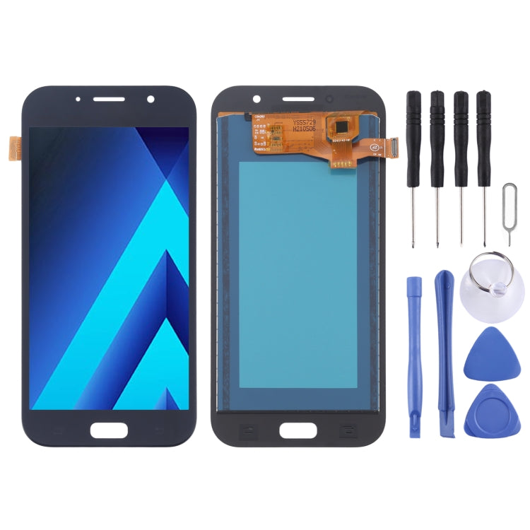 Écran LCD et numériseur complet (matériau TFT) pour Galaxy A7 (2017), A720FA, A720F/DS