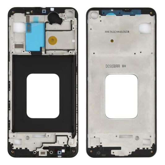 Pour Samsung Galaxy A60, boîtier avant, cadre LCD, plaque de lunette