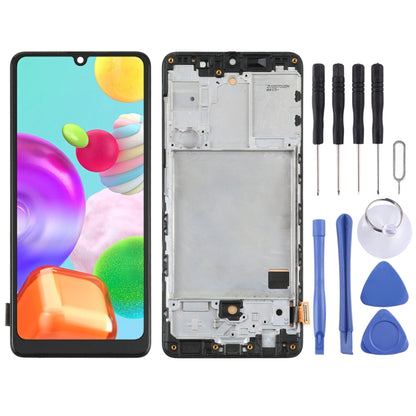 Écran LCD matériel TFT et numériseur complet avec cadre pour Samsung Galaxy A41 SM-A415
