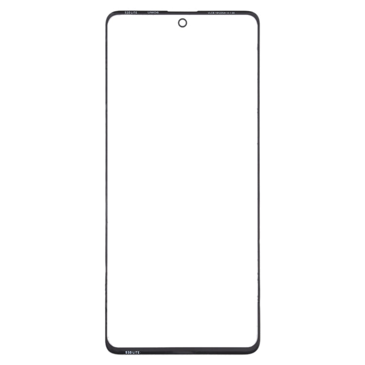 Pour Samsung Galaxy A71, 10 pièces, lentille extérieure en verre pour écran avant