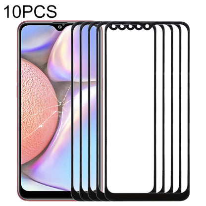 Pour Samsung Galaxy A10s, 10 pièces, lentille extérieure en verre pour écran avant