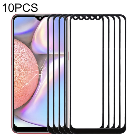 Pour Samsung Galaxy A10s, 10 pièces, lentille extérieure en verre pour écran avant