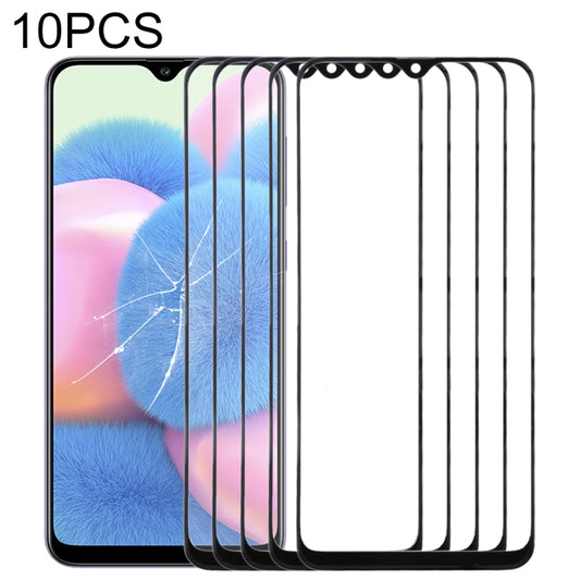 Pour Samsung Galaxy A30s, 10 pièces, lentille extérieure en verre pour écran avant