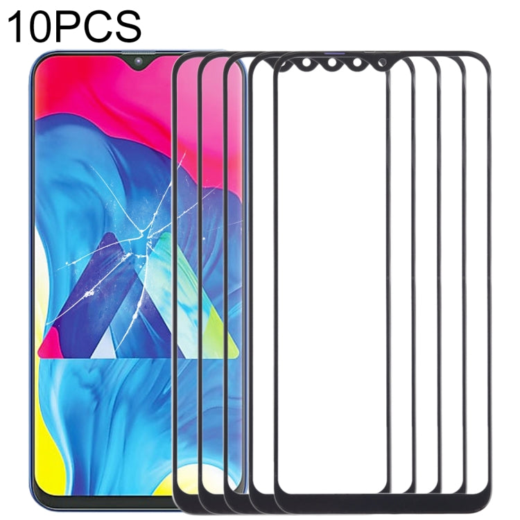 Pour Samsung Galaxy M10, 10 pièces, lentille extérieure en verre pour écran avant