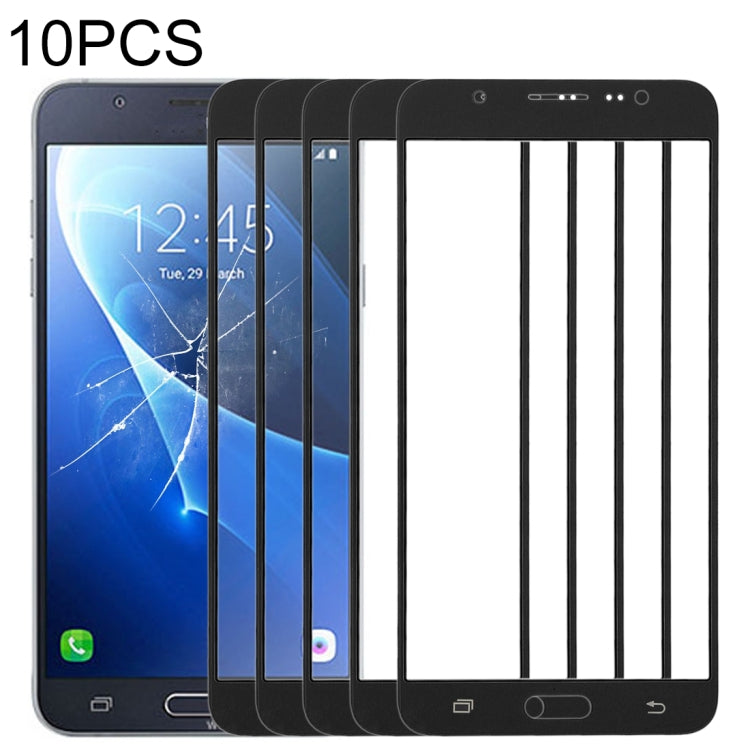 Pour Samsung Galaxy J7 (2016), J710F, J710FN, J710M/MN, J7108, 10 pièces, lentille extérieure en verre pour écran avant