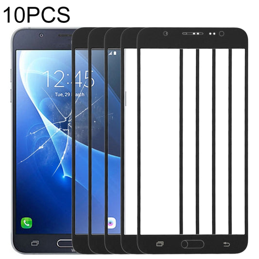 Pour Samsung Galaxy J7 (2016), J710F, J710FN, J710M/MN, J7108, 10 pièces, lentille extérieure en verre pour écran avant
