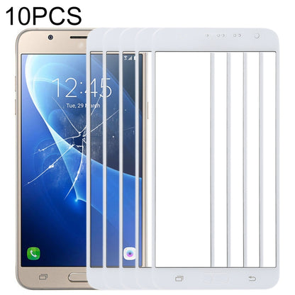 Pour Samsung Galaxy J7 (2016), J710F, J710FN, J710M/MN, J7108, 10 pièces, lentille extérieure en verre pour écran avant