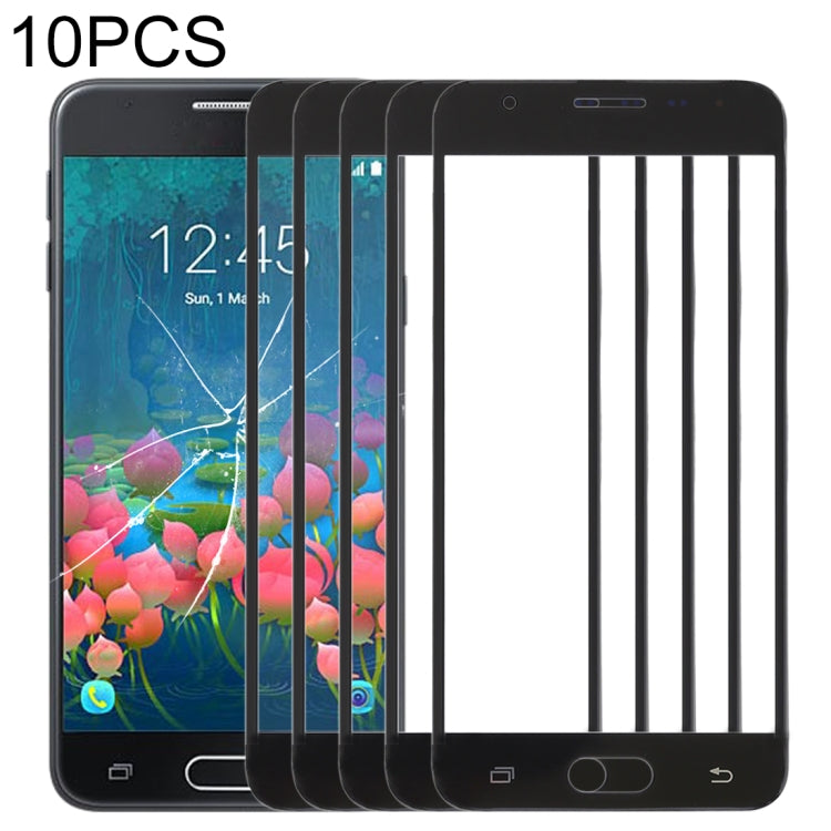 Pour Samsung Galaxy J5 Prime, On5 (2016), G570F/DS, G570Y, 10 lentilles extérieures en verre pour écran avant