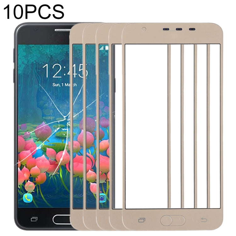 Pour Samsung Galaxy J5 Prime, On5 (2016), G570F/DS, G570Y, 10 lentilles extérieures en verre pour écran avant