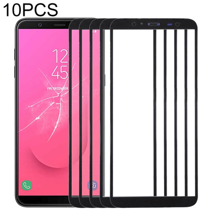 Pour Samsung Galaxy J8, J810F/DS, J810Y/DS, J810G/DS, 10 pièces, lentille extérieure en verre pour écran avant