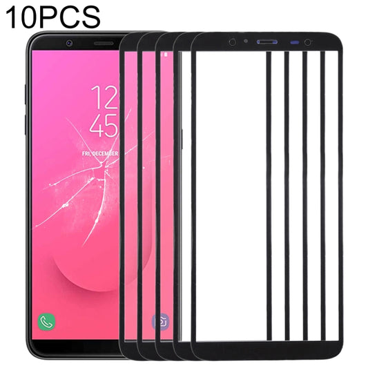 Pour Samsung Galaxy J8, J810F/DS, J810Y/DS, J810G/DS, 10 pièces, lentille extérieure en verre pour écran avant