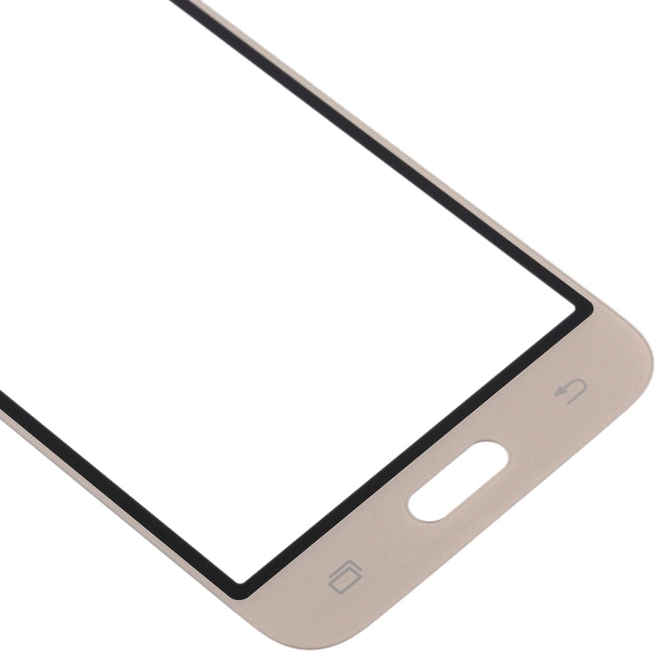 Pour Samsung Galaxy J1 (2016) / J120, 10 pièces, lentille extérieure en verre pour écran avant