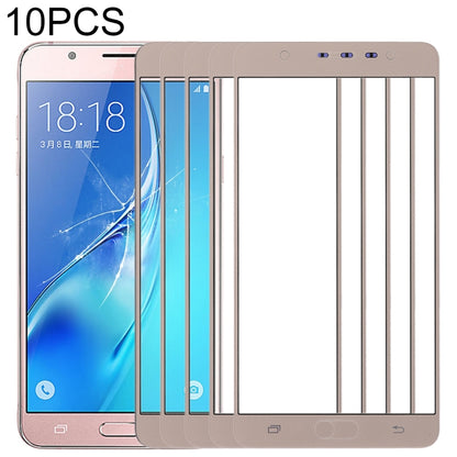 Pour Samsung Galaxy J7 Max, 10 pièces, lentille extérieure en verre pour écran avant