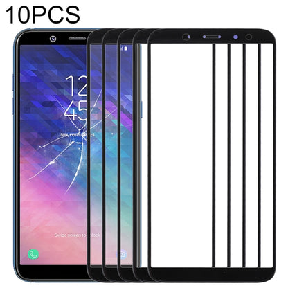 Pour Samsung Galaxy A6 (2018) 10 pièces lentille extérieure en verre pour écran avant