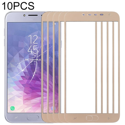 Pour Samsung Galaxy J4 (2018), 10 pièces, lentille extérieure en verre pour écran avant