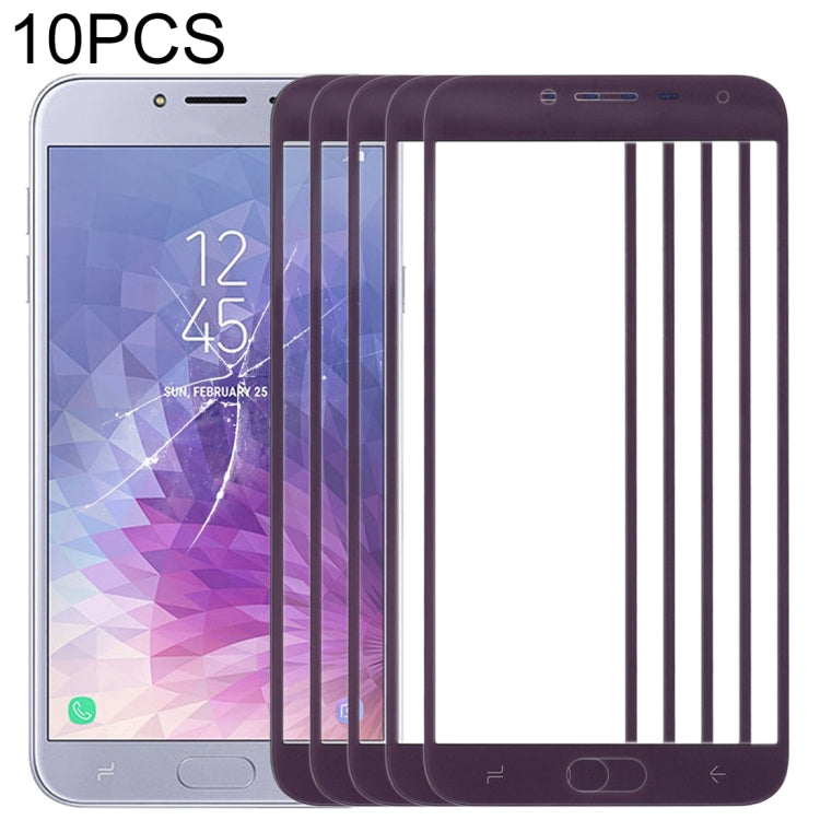 Pour Samsung Galaxy J4 (2018), 10 pièces, lentille extérieure en verre pour écran avant