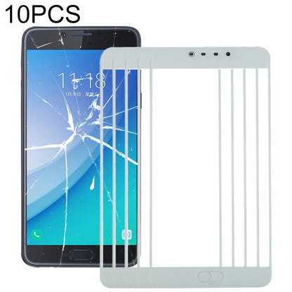 Pour Samsung Galaxy C7 Pro / C701 10 pièces lentille extérieure en verre d'écran avant
