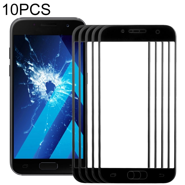Pour Samsung Galaxy A5 (2017) / A520 10 pièces lentille extérieure en verre pour écran avant